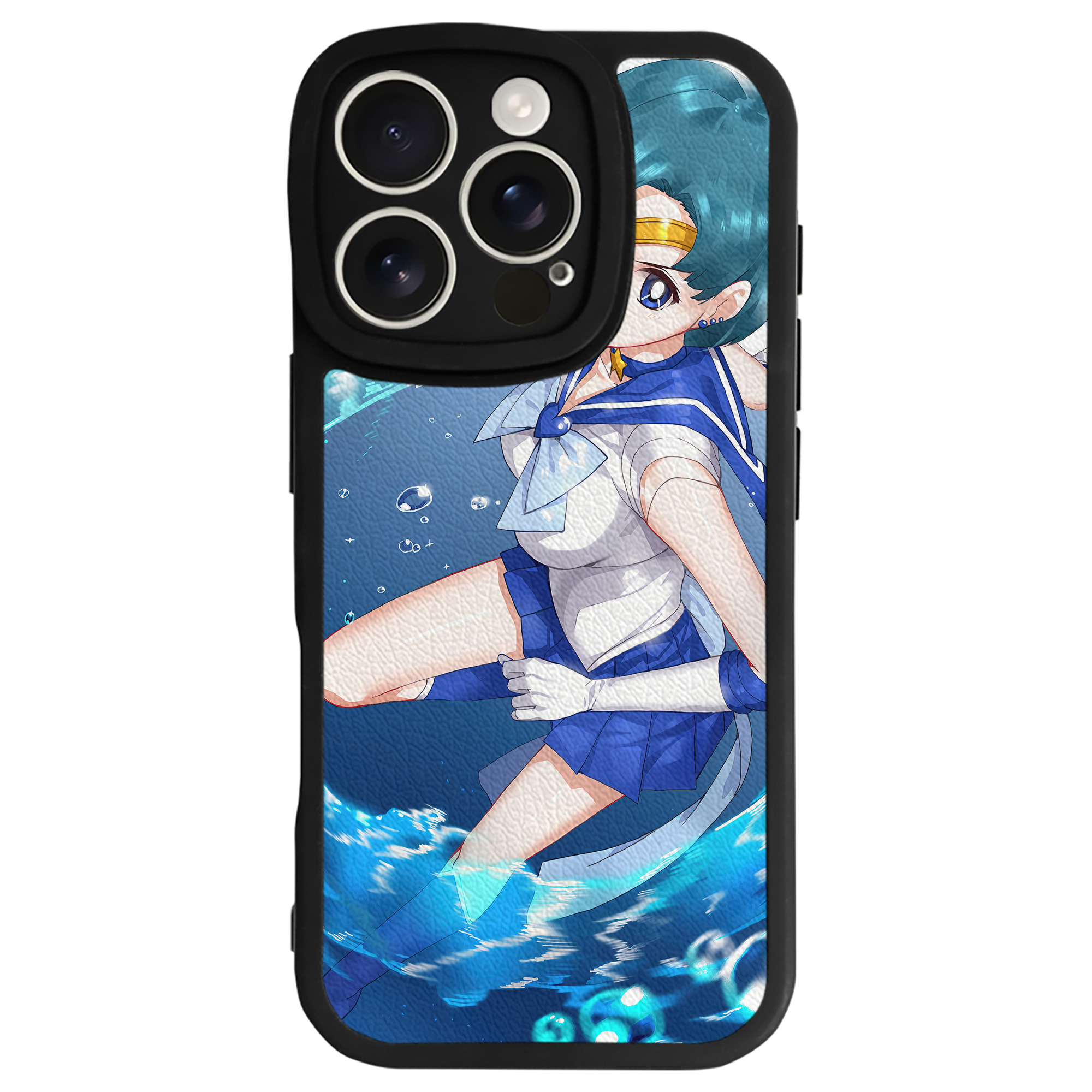 （画像用） 美少女戦士セーラームーン Sailor Moon 【iPhone 16シリーズ対応】シリコンスマホケース（レザー調） 材質：シリコン